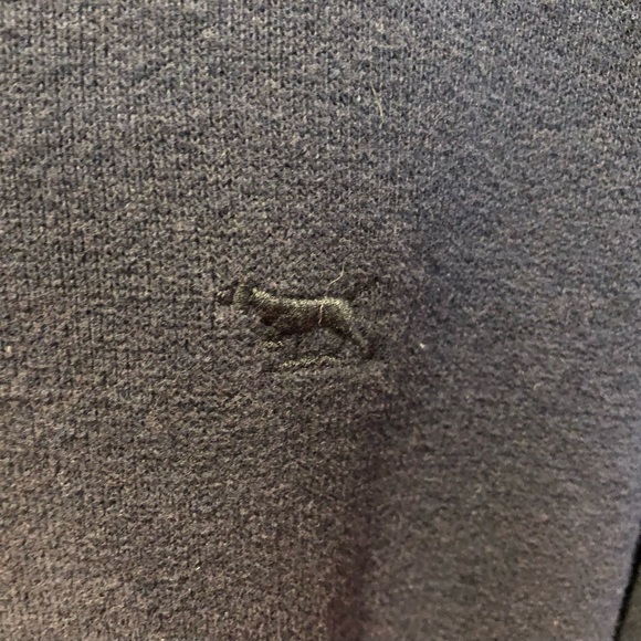 Rodd & Gunn men’s Quarter‎ Zip pullover. Sharp blue with logo. EUC. XL - Picture 2 of 8